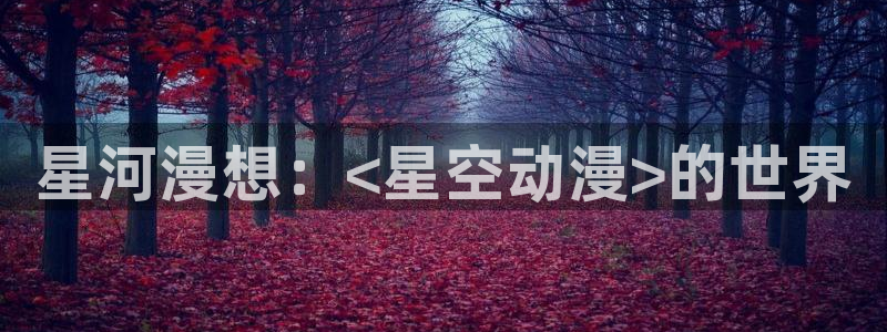 cos动漫天堂官网下载：星河漫想：<星空动漫>的世界